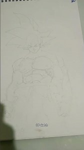 “Goku Outline 🔥 Dragon Ball Z Sketch in 30 Seconds!”