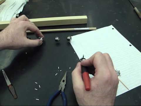 How to make a Newton's Cradle from scratch