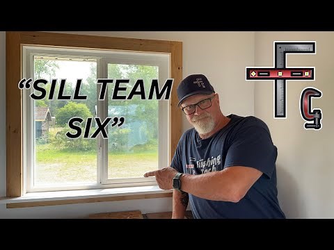 Simple Window Sill: DIY trim and window sill that looks stunning!