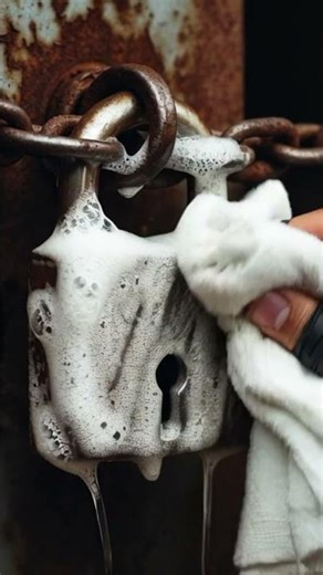 “This Rusted Lock Finally Opened… 😳”
