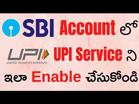 How to Enable/Disable UPI for SBI Account Online | Check your UPI Services enable in SBI Online
