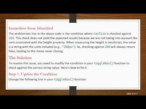 Fixing the Mobile Menu Toggle Button Issue