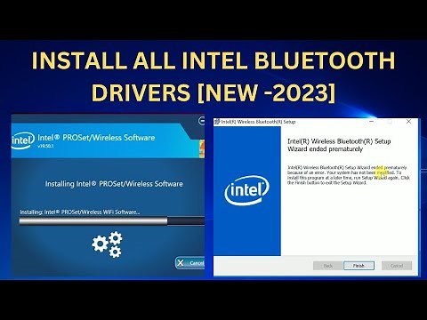 How to Download & Install All Intel Bluetooth Driver for Windows 10/11/7/8/8.1