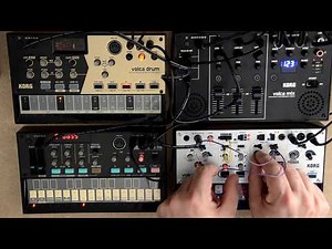 Space : deep melodic techno on Volca Drum | FM | Modular