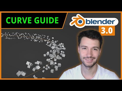 PARTICULES QUI SUIVENT UNE COURBE | [TUTO BLENDER EXPRESS FR]
