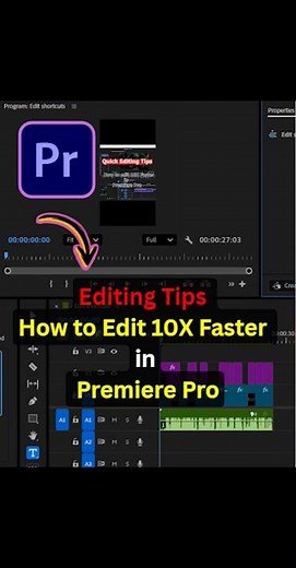 Essential Premiere Pro Shortcuts Every Video Editor Use #premiereprotutorial #premiereprotips