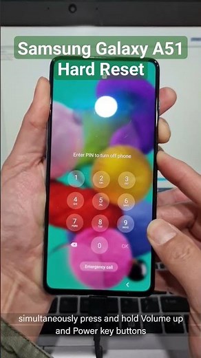 Samsung Galaxy A51 Hard Reset Android 12 #samsungreset #samsunga51 #hardreset