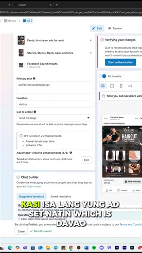 How to Run Facebook Ads: Step-by-Step Tutorial for Beginners Watch this video to learn how to run Facebook Ads so you can apply it to your clients or your own business. In this tutorial, you’ll discover: ✅Different Facebook Ads strategies for any niche ✅What metrics to monitor and how to read them ✅How to adjust and optimize your campaigns for better results This is a FREE one-on-one tutorial I recorded for my follower, and now you can get the same insights and learnings to start running effecti