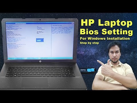 HP Laptop Bios Setup | How to boot hp laptop from usb