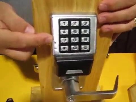 Alarm Lock Trilogy T2 100-User Weatherproof Electronic Digital Keypad Cylindrical Lock Leverset,...