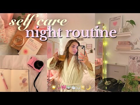 MY SELF CARE NIGHT ROUTINE 🌙 skincare, bubble bath, & journaling