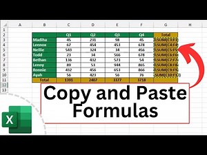 How to Copy and Paste Formulas in Excel Without Changing Cell References (Quick & Easy)