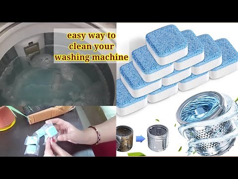 washing machine cleaning tablets/ washing machine cleaning/ how to clean washing machine