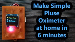 Make Simple Pulse Oximeter at home in 6 minutes | MAX30100 | Arduino - Electronics Innovation