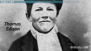 Thomas Edison Lesson for Kids: Biography & Facts
