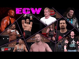 WWE 2K17 - 10 ECW CAWS That Will Blow Your Mind (Extreme Championship Wrestling)