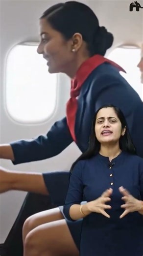 Why do air hostesses sit in brace position during take off and landing of an aeroplane #facts