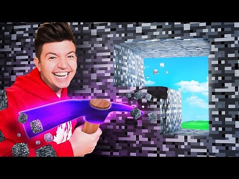 TRAPPED in 100 Layers of Diamond vs Bedrock! - Minecraft Challenge