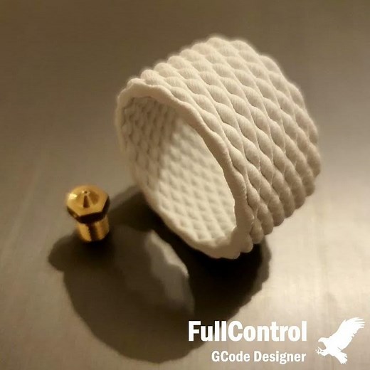 Superwide extrusion with FullControl GCode Designer