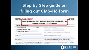 Clia Application Cms 116 Form ≡ Fill Out Printable PDF