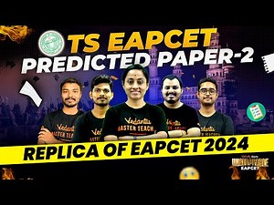 EAPCET 2024 | TS EAPCET 2024 Predicted Paper 2 | Replica of EAPCET 2024