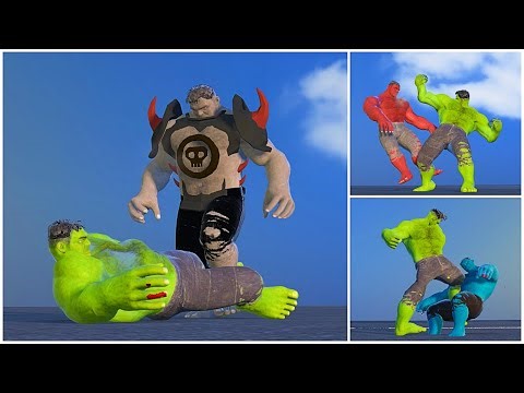 Can Hulk save city from evil Hulk - Overgrowth Mods Gameplay #2