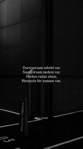 ✨ 𝐒𝐨̈𝐳.𝐓𝐫𝐞𝐧𝐢 ✨ on Instagram: "Herşeyin bir zamanı var SABIR! ✨ 🫷🏻☝🏻 @soz_trenii ……📌 🫷🏻☝🏻"