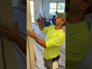 Scribing casing to the wall, Advanced trim techniques.