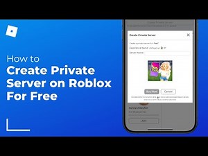 How To Create Private Server For Free on Roblox - 2025 Full Guide
