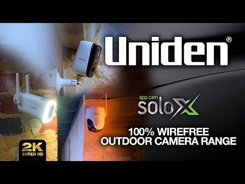 Uniden - App Cam SOLO X Outdoor Wirefree Security Camera Range