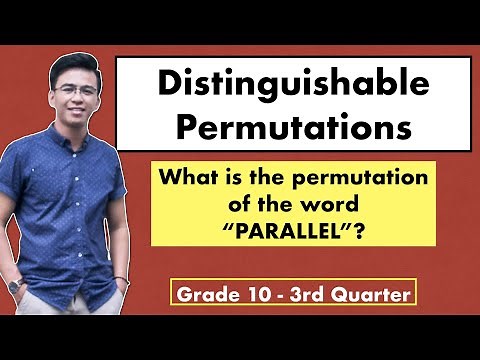 Distinguishable Permutations - Permutations and Combinations ‪@MathTeacherGon‬