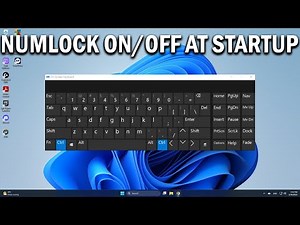 How To Enable Disable Numlock at Windows 11 Startup - Easy Fix