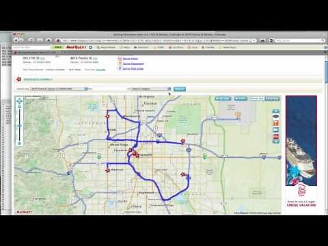 How to -- MapQuest Route Planner