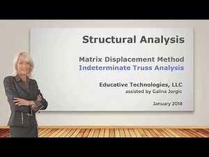 SA48: Matrix Displacement Method: Truss Analysis