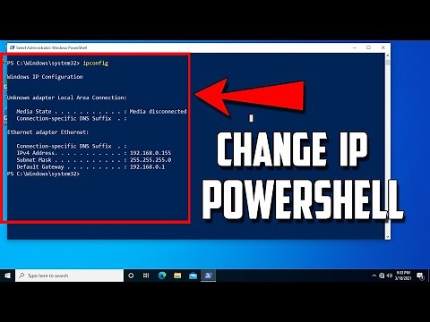 How to Change the IP Address in Windows 10 Using PowerShell