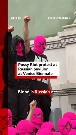 The world's largest contemporary art exhibition, which takes place every two years, features artists from several countries in conflict, including Ukraine, Israel and the United States, although Iran has cancelled its plans to attend. #VeniceBiennale #Ukraine #Russia #Art #Exhibition #News #BBCNews