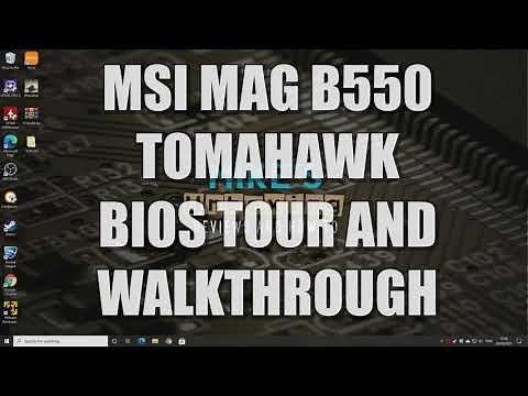 MSI MAG B550 Tomahawk BIOS Tour & Walk Through