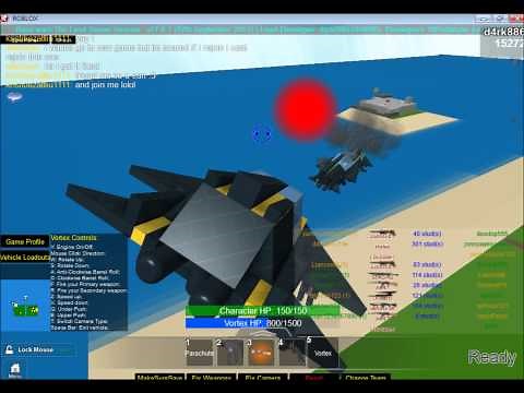 Base Wars: The Land - The new Vortex fighter (Roblox Games Design/Demonstration)
