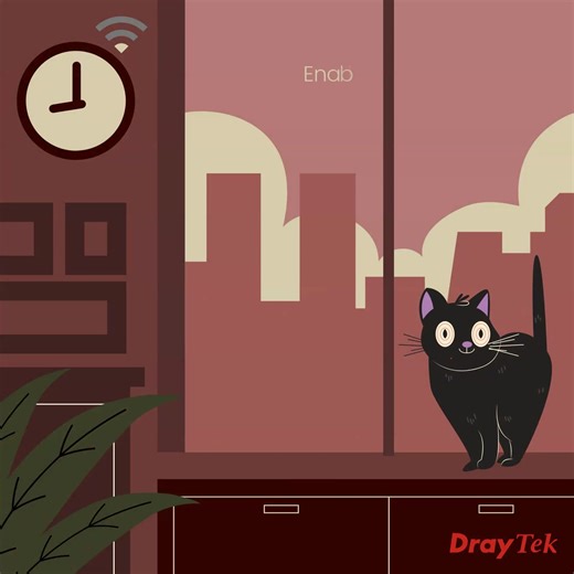 Control Wi-Fi by Schedule with DrayTek Want to turn your Wi-Fi on and off automatically? DrayTek routers and APs let you schedule wireless access by time and day-ideal for saving energy, enhancing security, or restricting access after hours. Example: Enable 2.4GHz Wi-Fi only during daytime hours (08:00–12:00 & 13:00–17:00), and disable it during lunch, after work, and sleeping hours. How to set it up: Set the correct system time Create schedule profiles with your preferred time slots Apply them 