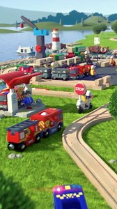 24K views · 98 reactions | The BRIO World railway system is designed to help children discover and explore the world around them. As they play with the recognisable vehicles, destinations and accessories, the realistic roleplay helps them to process and understand the things that go on around them in their world.  | BRIO | Facebook