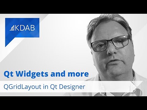 GridLayout in Qt Designer