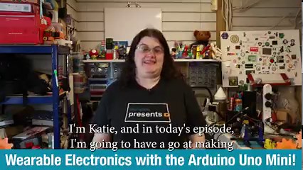 17 reactions | You've got a limited edition #Arduino Uno Mini Gold board; why stick it in a box or inside a project where it can’t be seen? Instead, design some wearable tech like Katie did on #element14presents! #ArduinoDay2023 https://bit.ly/3JIX7zF | element14 Community | Facebook