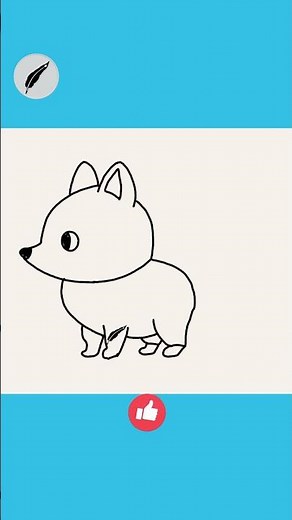 How to Draw Easy Fox Tutorial Simple & Stylized Sketch Cartoon for Beginners #lidoartworks s