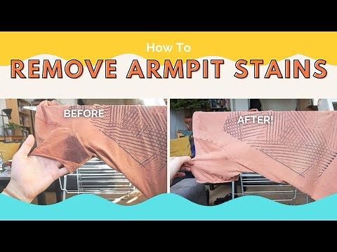 How To Remove Armpit Stains From Shirts! DIY LAUNDRY HACK