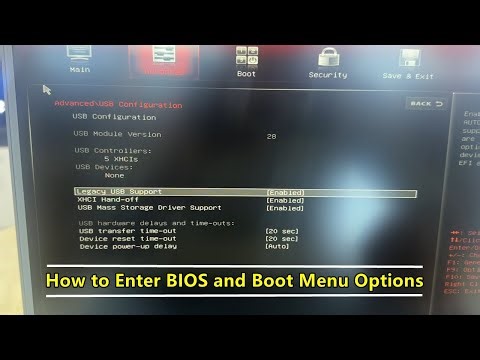 MSI Thin A15 B7UC - How to Enter BIOS and Boot Menu Options