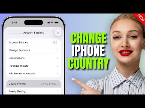 How to change iphone location to another country