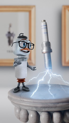 Meet Sparky’s legendary family ⚡️ From the very first Bosch spark plug in 1902 to today’s cutting-edge innovation, each one has kept the world moving. In the Hall of Sparks, Sparky walks among his famous relatives, a family built on over 120 years of engineering excellence. Every spark plug tells a story of progress, passion, and the power to spark what’s next. AI info: The voice in this video was created using artificial intelligence | Bosch Global