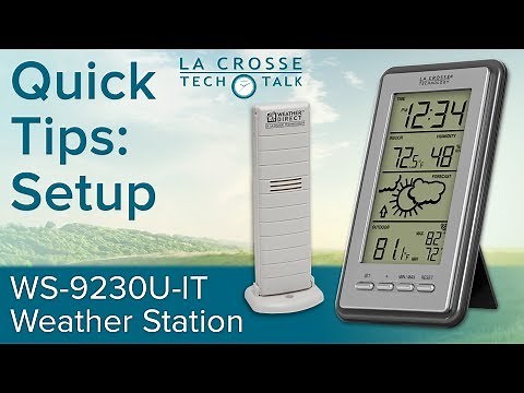WS-9230U-IT Forecast Station Setup