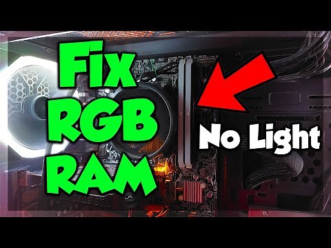 HOW TO FIX YOUR RGB RAM (NO LIGHT) ✅