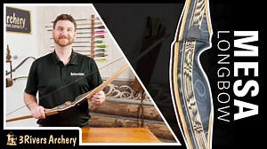 Learn everything about the 64" Mesa Longbow. It is an affordable one-piece wood longbow with a hybrid recurve grip, beautiful look, and solid performance. We cover all of its features and show how it shoots on our range using a shooting machine and chronograph. Find the Old Mountain Mesa Longbow here: https://www.3riversarchery.com/old-mountain-mesa-longbow.html | 3Rivers Archery